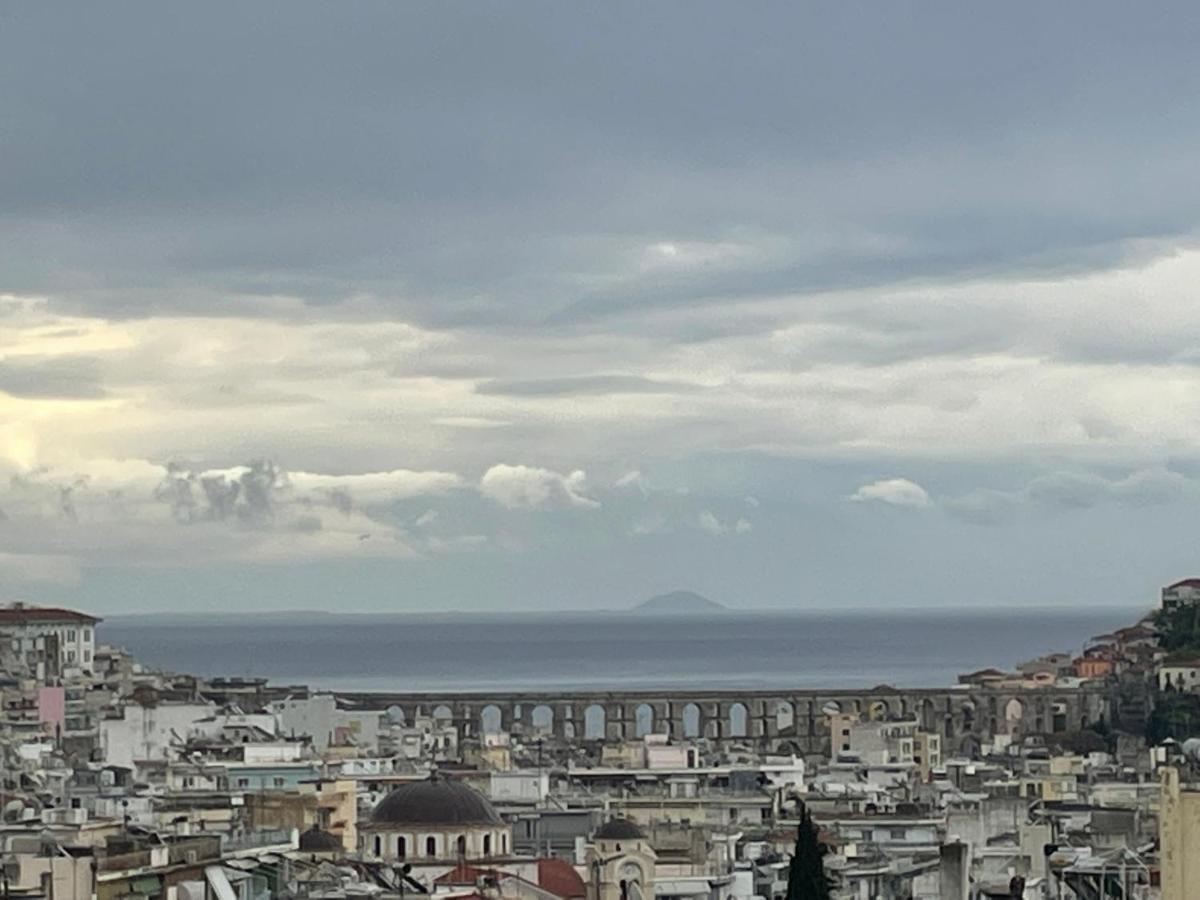 George & Nia Apartment - Central Kavala With Panoramic Terrace View 외부 사진
