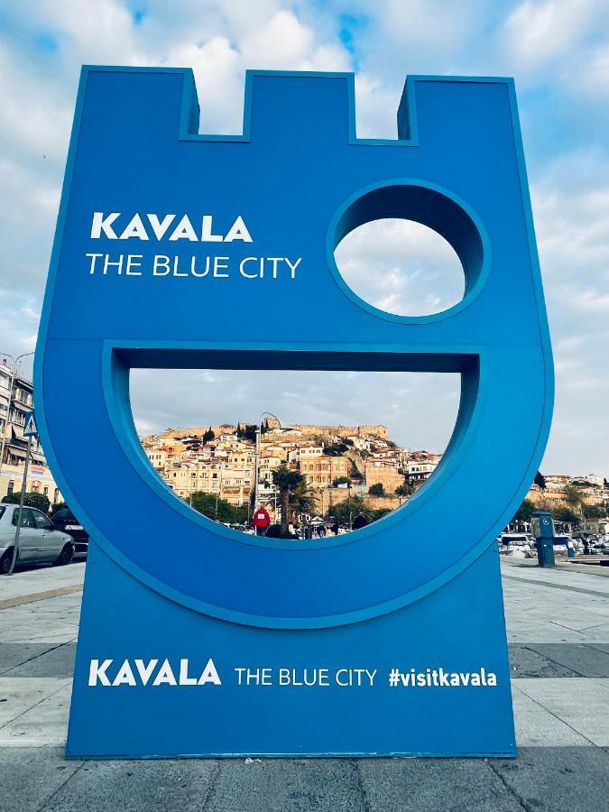 George & Nia Apartment - Central Kavala With Panoramic Terrace View 외부 사진